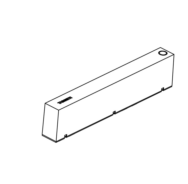 TARGETTI - TAR1T7030EL OZ BOX DRIVER 90W CEILING MOUNTED PW EL