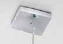 TARGETTI - TAR1V7523 SLIM SQUARE CANOPY WITH FEEDING CABLE