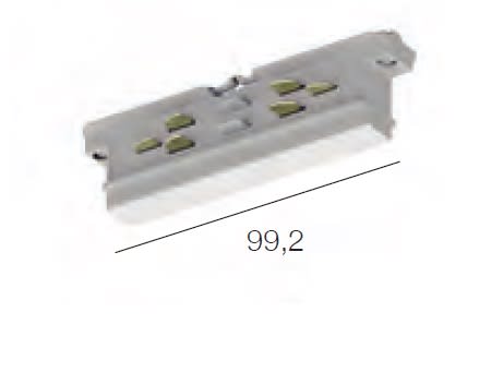 TARGETTI - TAR9003/W EUROSTANDARD PLUS GIUNTO LINEARE BIANCO