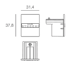 TARGETTI - TAR9004/W EUROST PLUS TERMINALE BIANCO