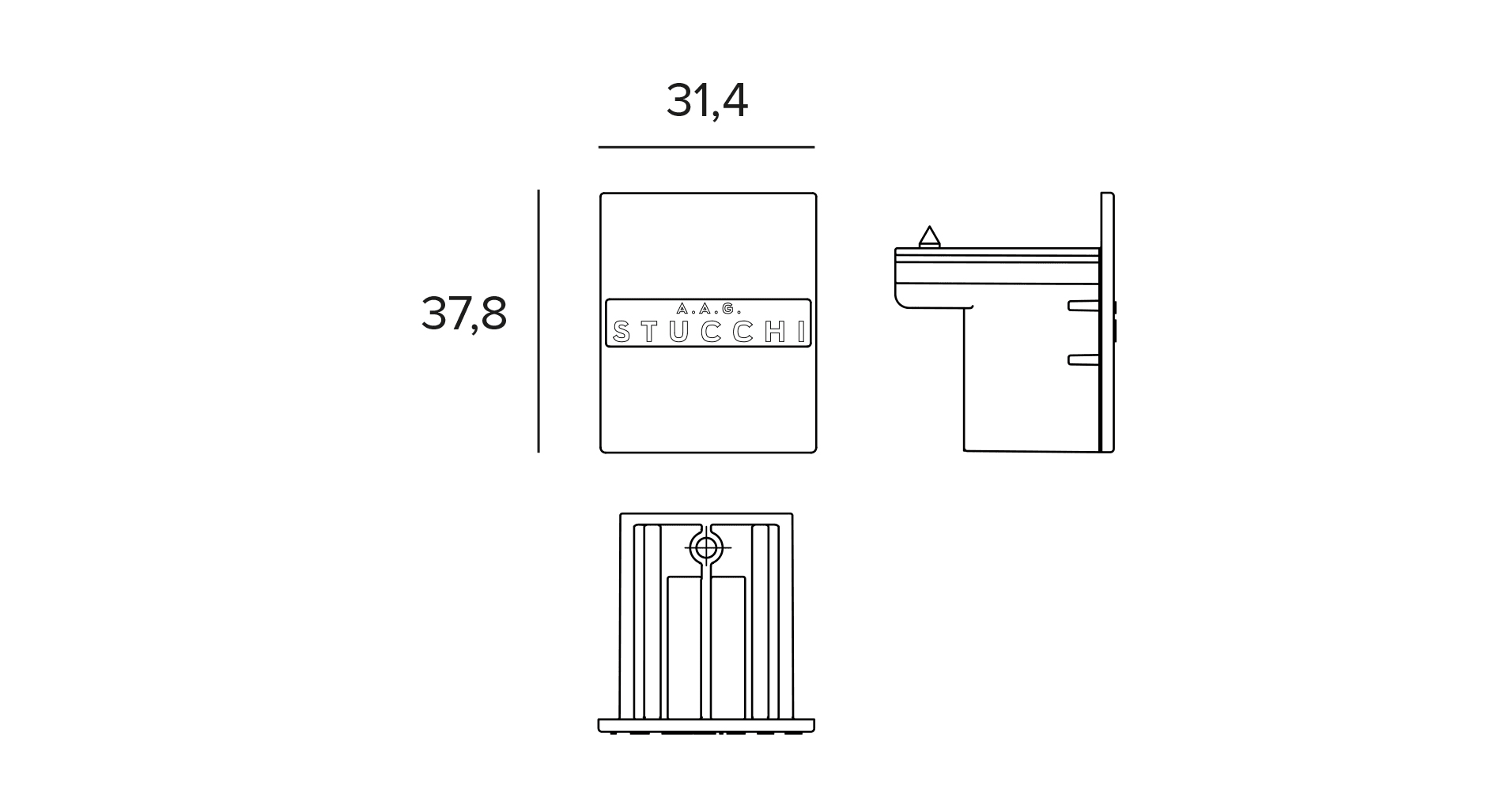 TARGETTI - TAR9004/B EUROST PLUS TERMINALE NERO