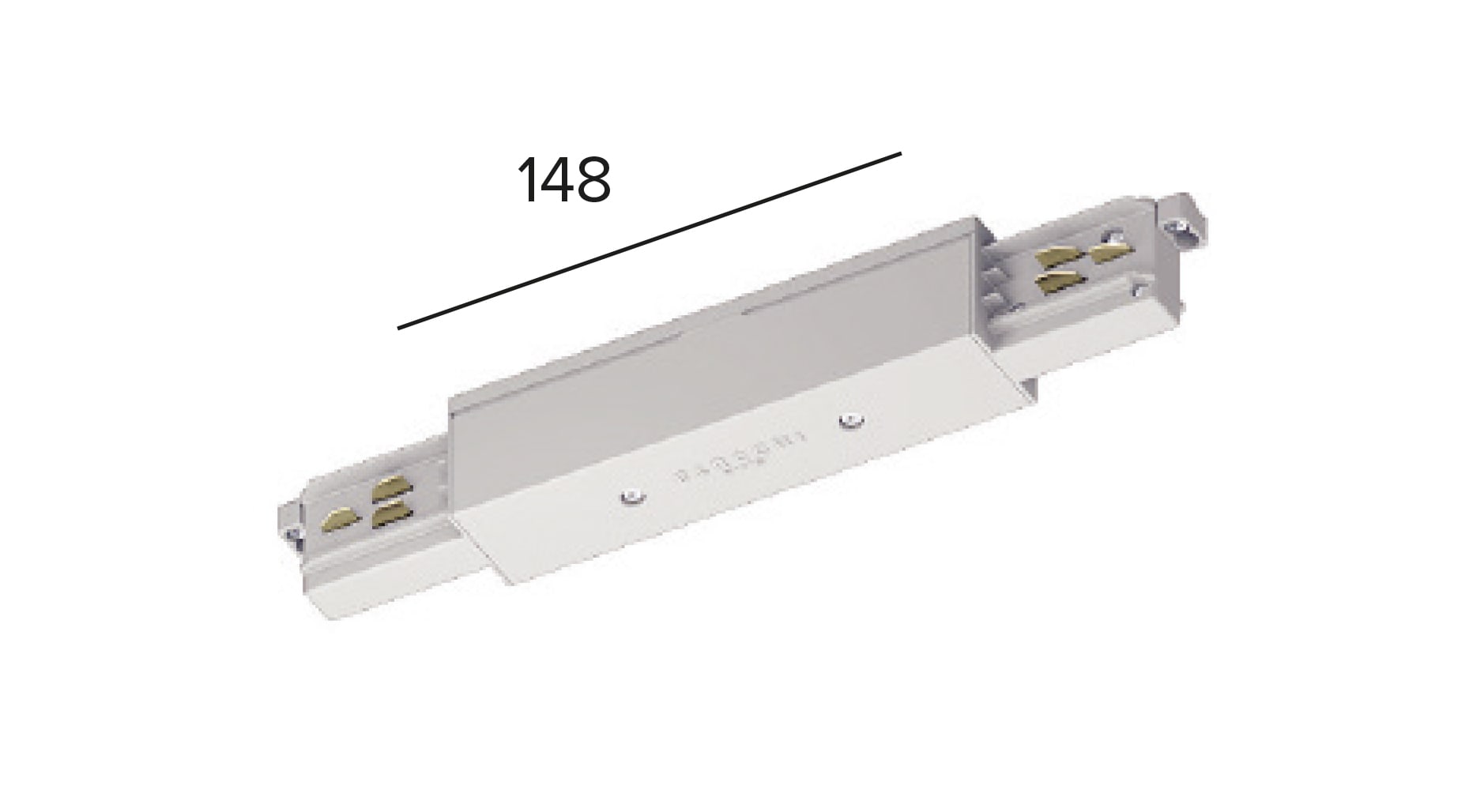 TARGETTI - TAR9010/W GIUNTO LINEARE CENTRALE BIANCO