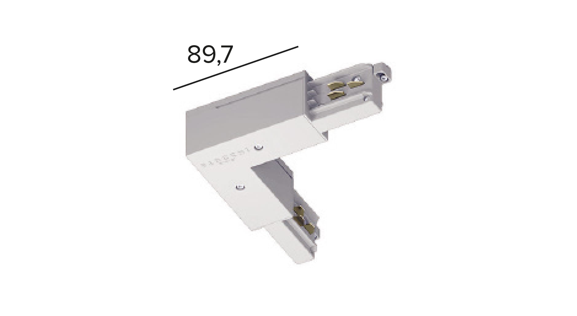 TARGETTI - TAR9012/B GIUNTO L POLARITA ESTERNA NERO