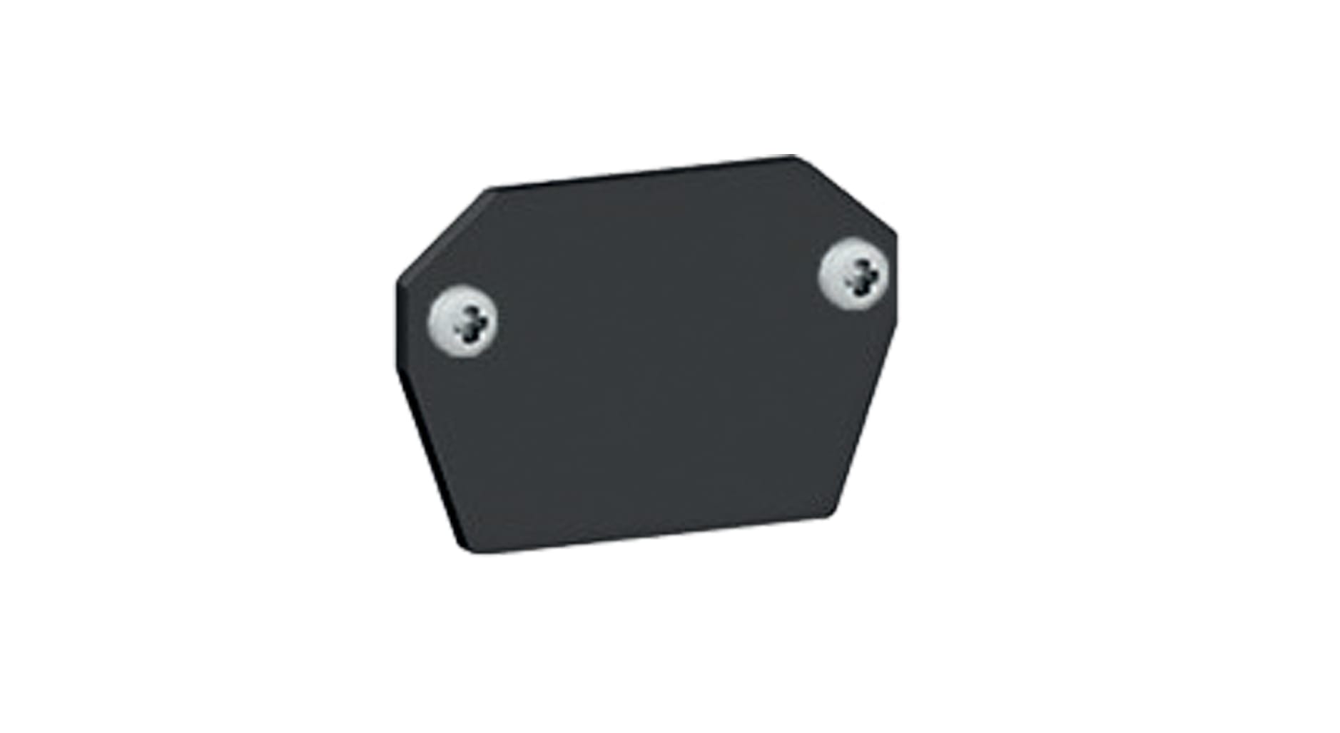 TARGETTI - TAR9504/ST3-B END CAP 48V REC TRIMLESS TRACK BK