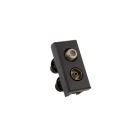 FAIT SRL - FIT5122602 TAS/FI - PRESA DOP FF+IECF COMPTICINO AXOLUTE SCURA