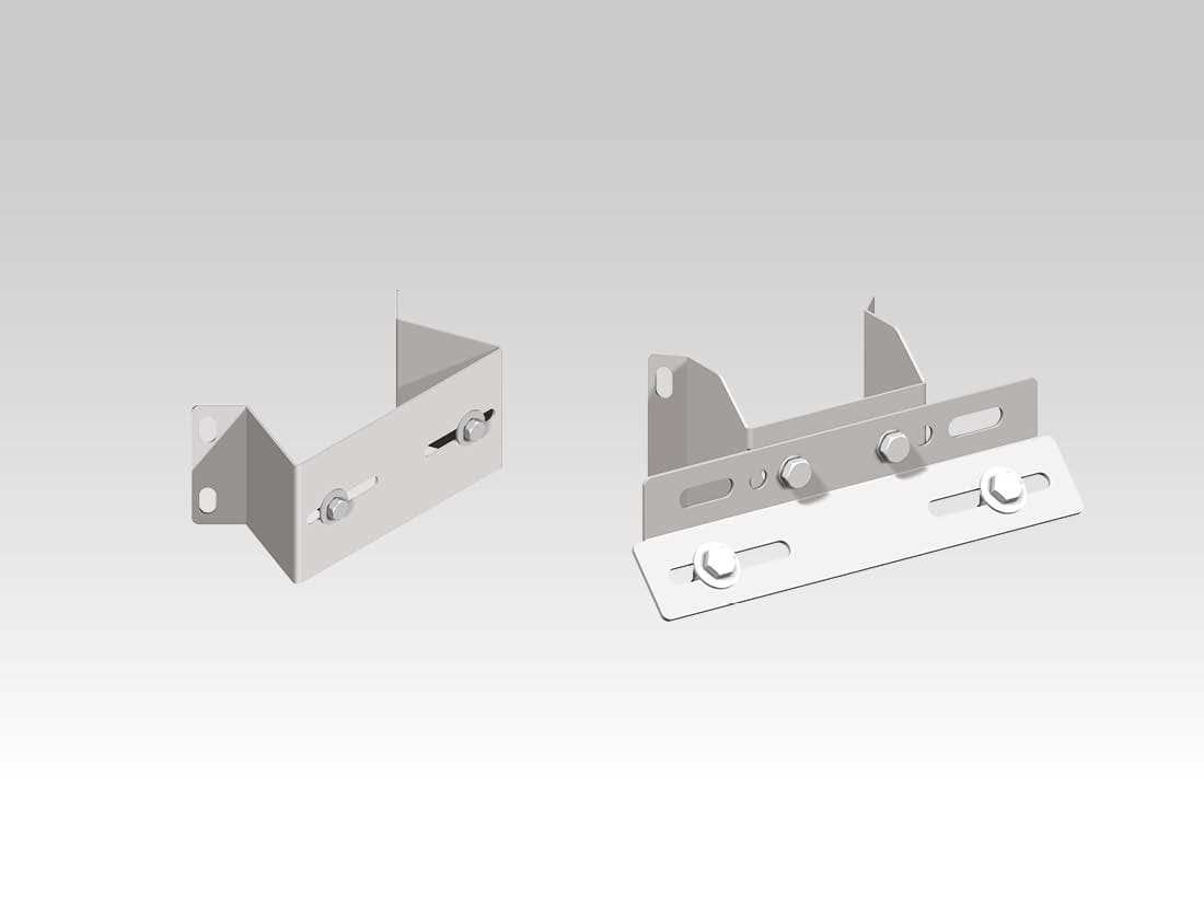 TEC-MAR SRL - TCMTASC1018Z180 ATT. ANGOL. A PARETE L.180MM ZINC GALVAN