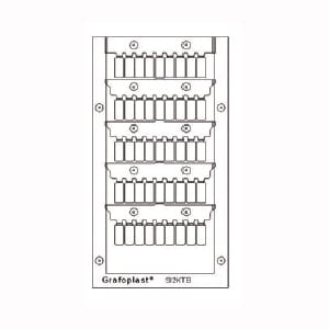 GRAFOPLAST SRL - GRASI2KTB6512BW T. MORSETTI BIANCO LUX CABUR 12X5MM 420P