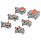 CEMBRE SPA - CEMTBP2.5D MORS.SEZIONAT.,X DIN,PUSH-IN,SEZ.2.5MM2