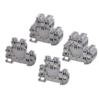CEMBRE SPA - CEMTBS4-L2 MORS.X GUIDA DIN,A VITE,2 LIV.SEZ.4MM2 G