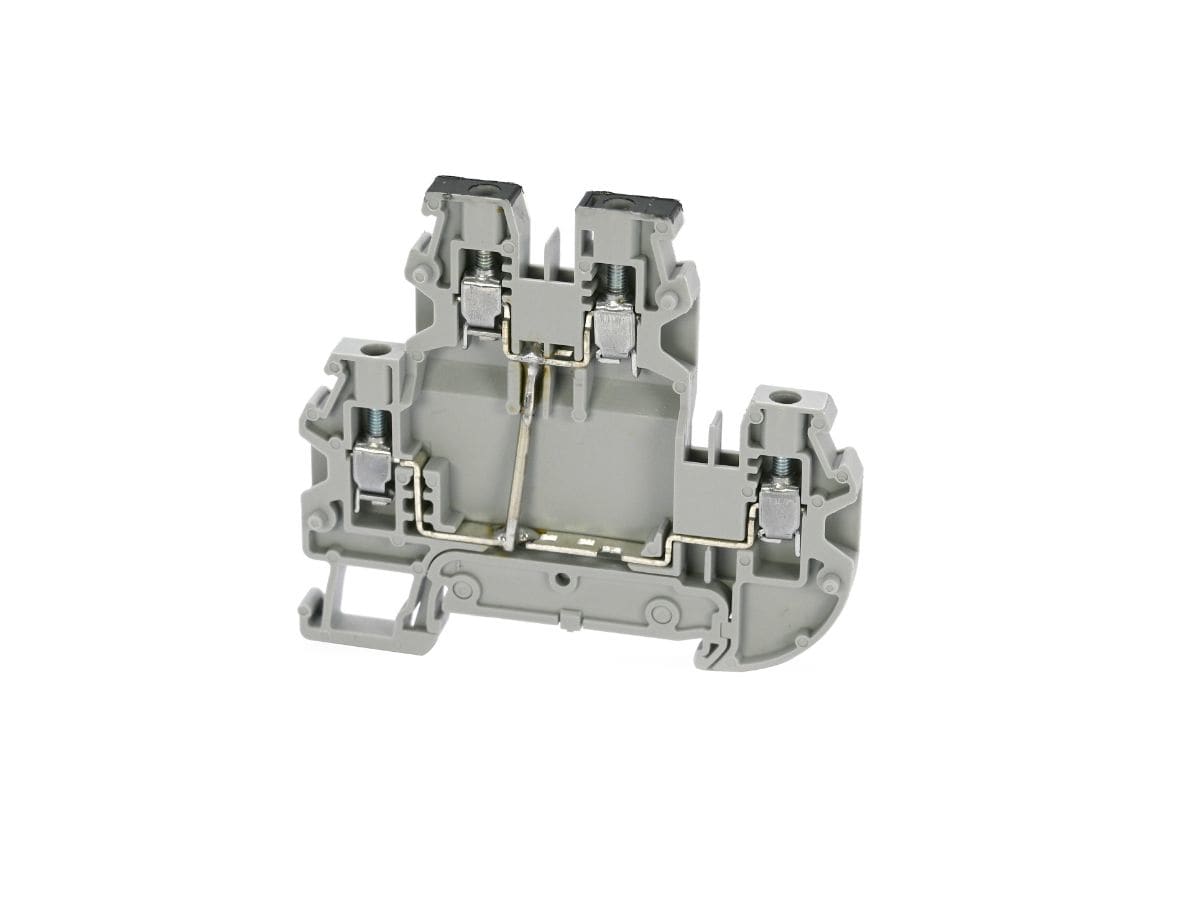 CEMBRE SPA - CEMTBS2.5-L2IC MORS X DIN,SCREW,2LV,SEZ.2,5MM2 GRIGIO