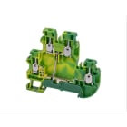 CEMBRE SPA - CEMTBSG4-L2 MOR.X DIN,A VITE,2 LV SEZ.4MM2 GIALLO/VE