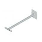 TEC-MAR SRL - TCMTAAS1030W100 STAFFA A SBRACCIO PARETE L300MM ZINC CAL