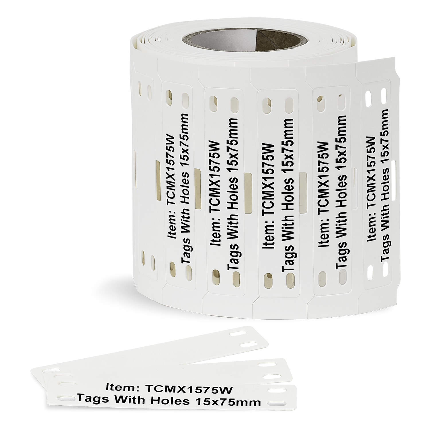 GRAFOPLAST SRL - GRATCMX1575W TARGHETTA CAVO ASOLATA HF BIAN 75X15 100