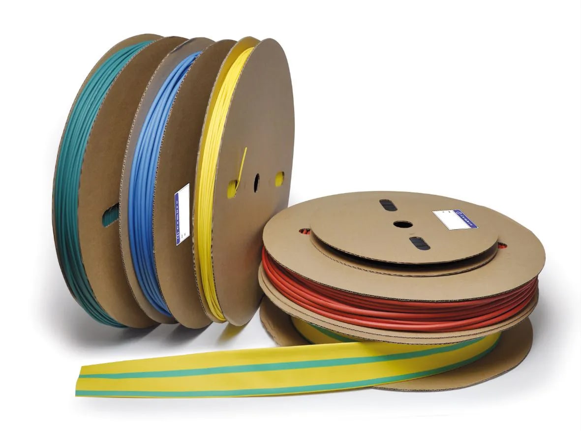 CEMBRE SPA - CEMTCS24X200GN GUAINA TERMORESTRINGENTE TERMOCOIL, IN POLIOLEFINA, RESTRINGIMENTO 2:1, BOBINA 200m, Ø INT. 2,5mm PRE RESTR., Ø INT. 1mm POST RESTR., VERDE