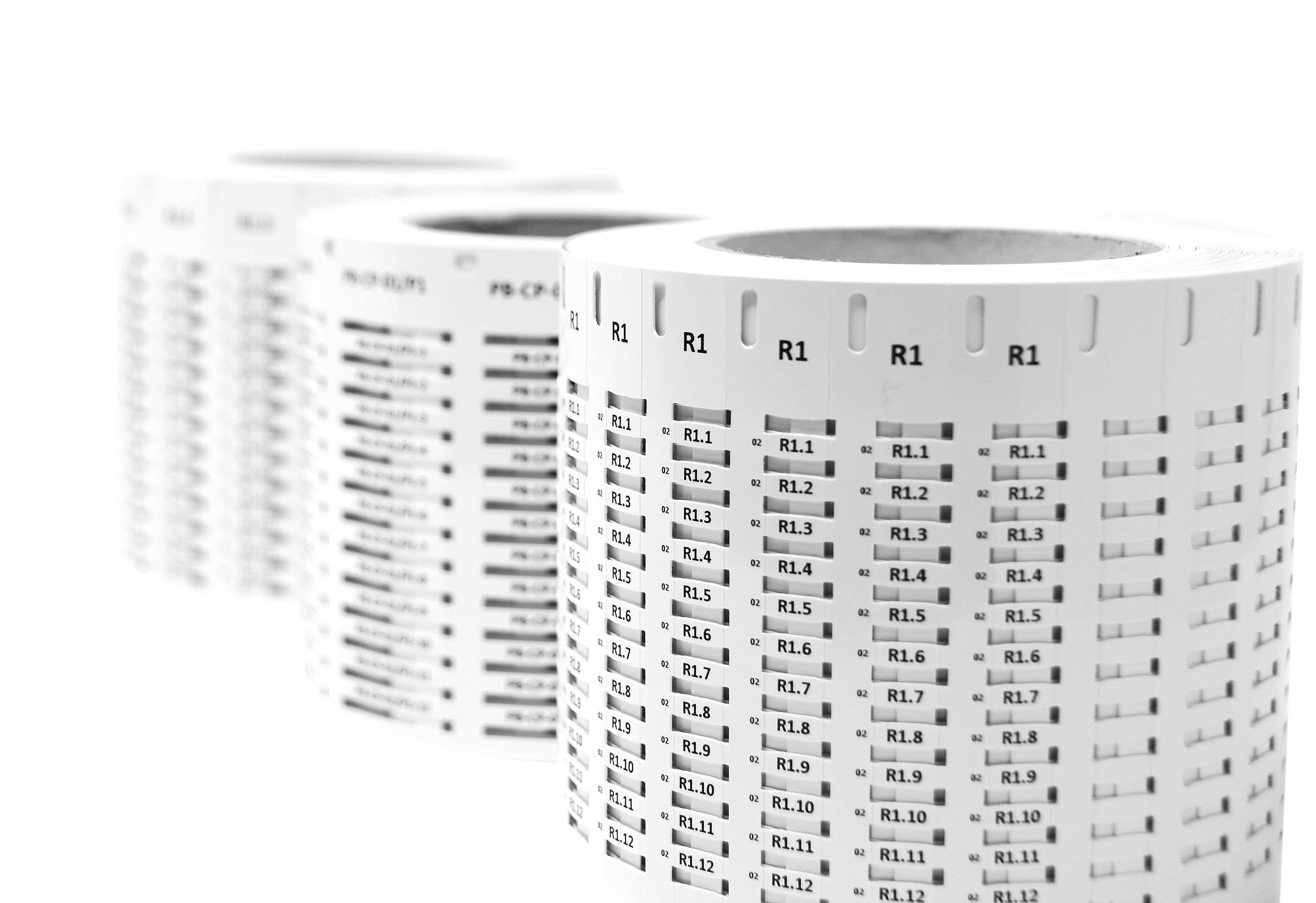 GRAFOPLAST SRL - GRATCT15W TESSERA FILO PVC BIANCO 15X4MM 12000PZ