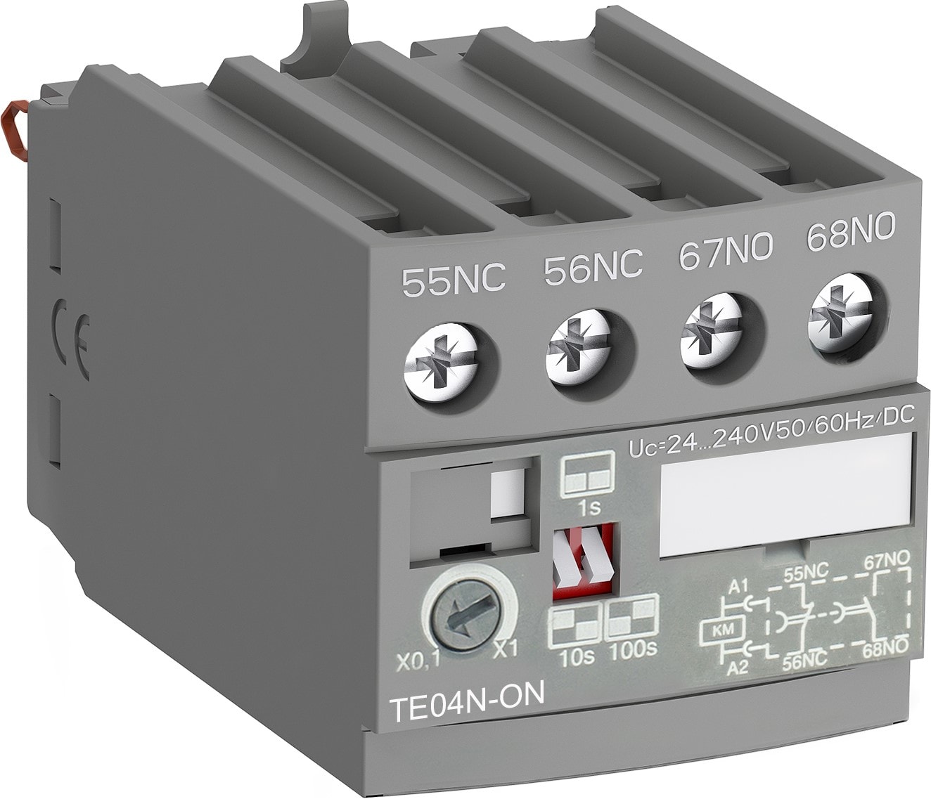 ELETTRA SRL AEG - AEGTE04N-ON TEMPORIZZATORE LS04N-LS45N 0,1-100S 24-240V AC/DC
