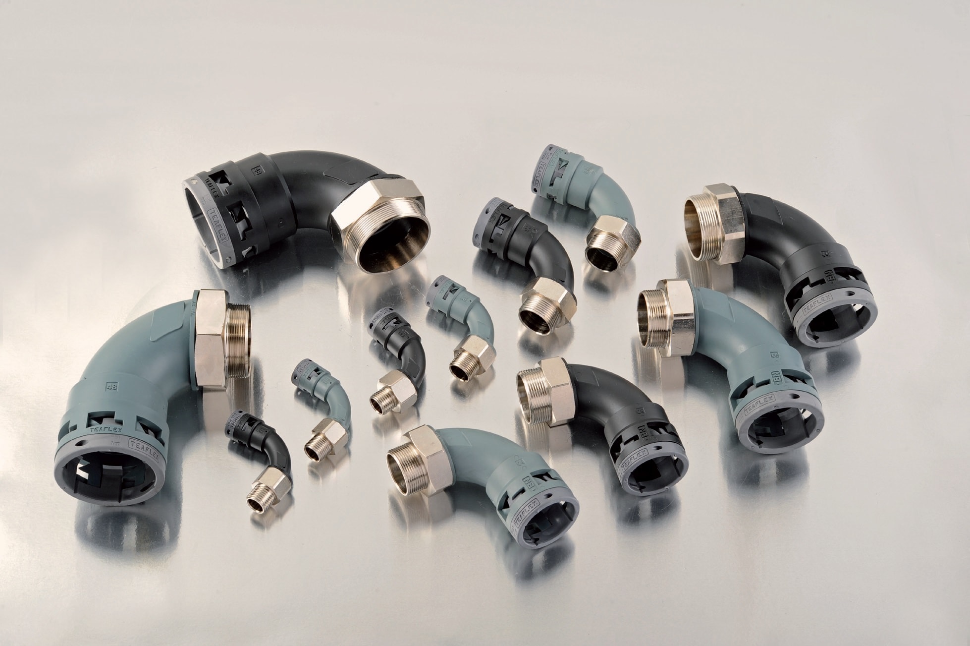 TEAFLEX - TEAM8BBN48M63 CURVA 90?IP68 BN48 M63 NERO