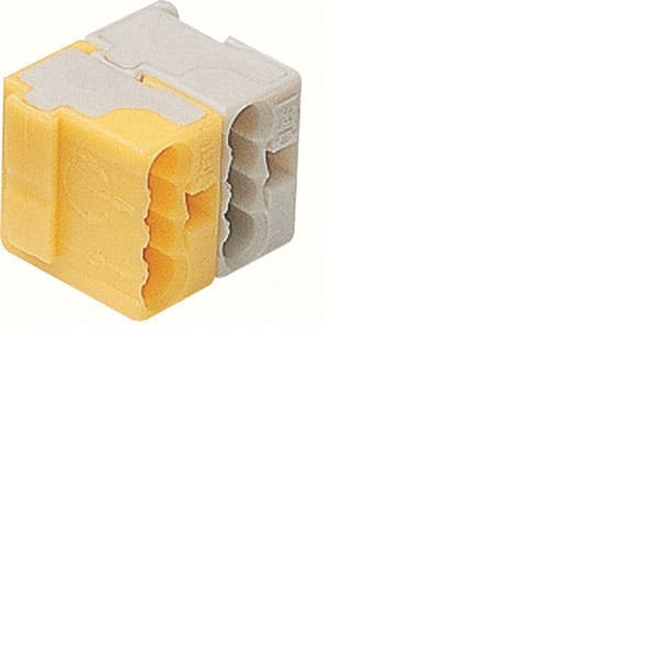 HAGER - HAGTG025 MORSETTO GIALLO-BIANCO PER CAVO BUS KNX