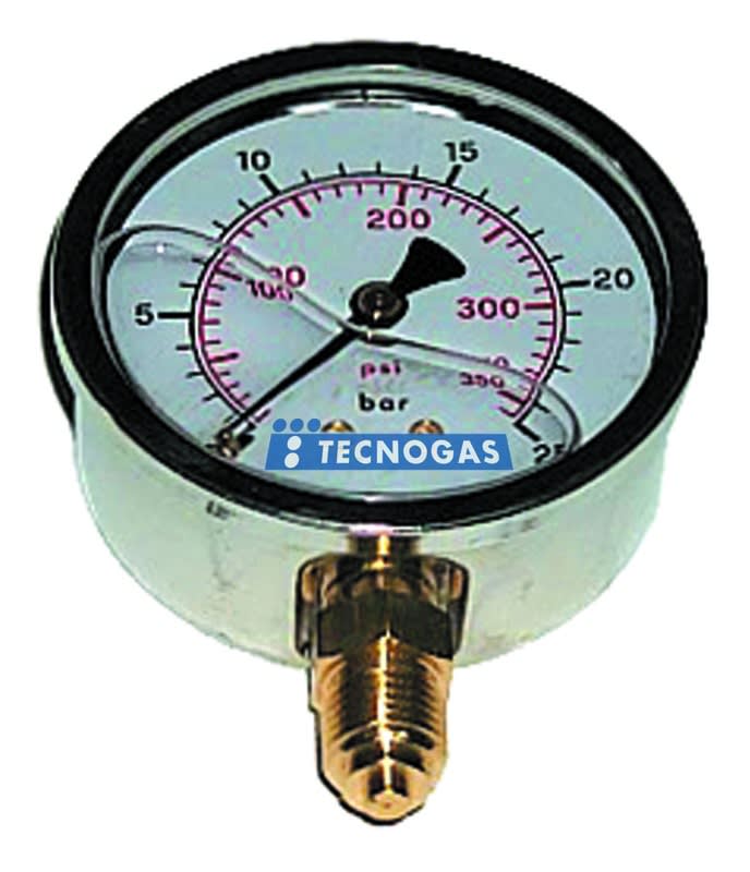 TECNOGAS SRL - TGS00000006952 MANOMETRO RAD. 6BAR D.63 MM D 1/4 BAGN