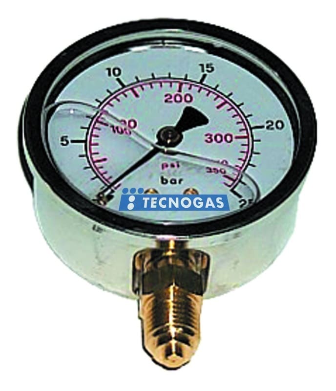 TECNOGAS SRL - TGS00000006954 MANOMETRO RAD. 10BAR D.63 MM D 1/4 BAG