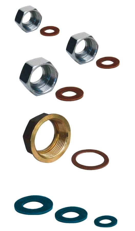 TECNOGAS SRL - TGS00000090112 DADO OTTONE D=3/4 X TUBO 5/8 C/GUARNIZIO