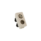 FAIT SRL - FIT5121603 TH/FM - PRESA DOP. FF + IECM COMP. TICINO LIGHT