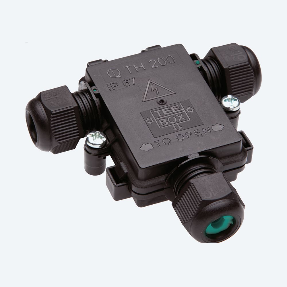 TECHNO SRL - TLHTHB.200.E3F BOX 3WAYS TERM BLOCK 3P SCREW D7,5-9,5 I