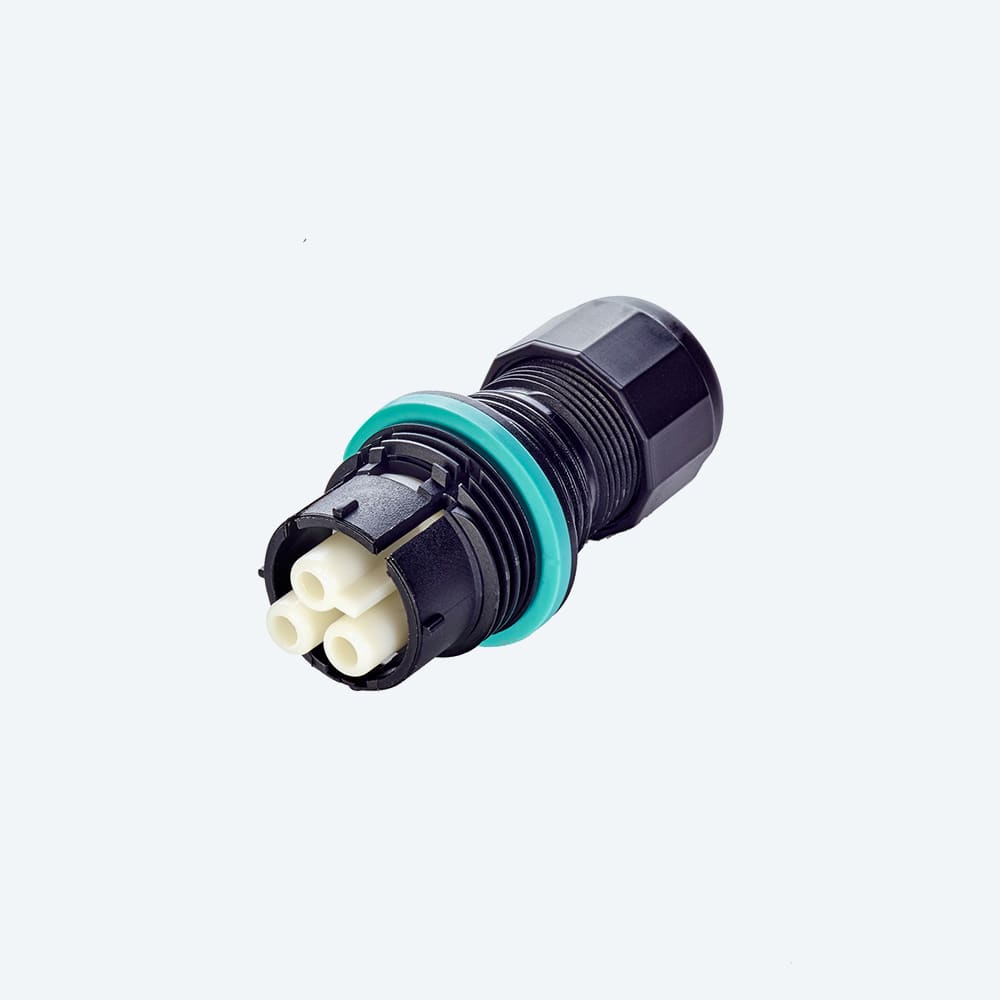 TECHNO SRL - TLHTHB.384.R1A CONNECTOR SOCKET 3P SCREW D7-12 IP68