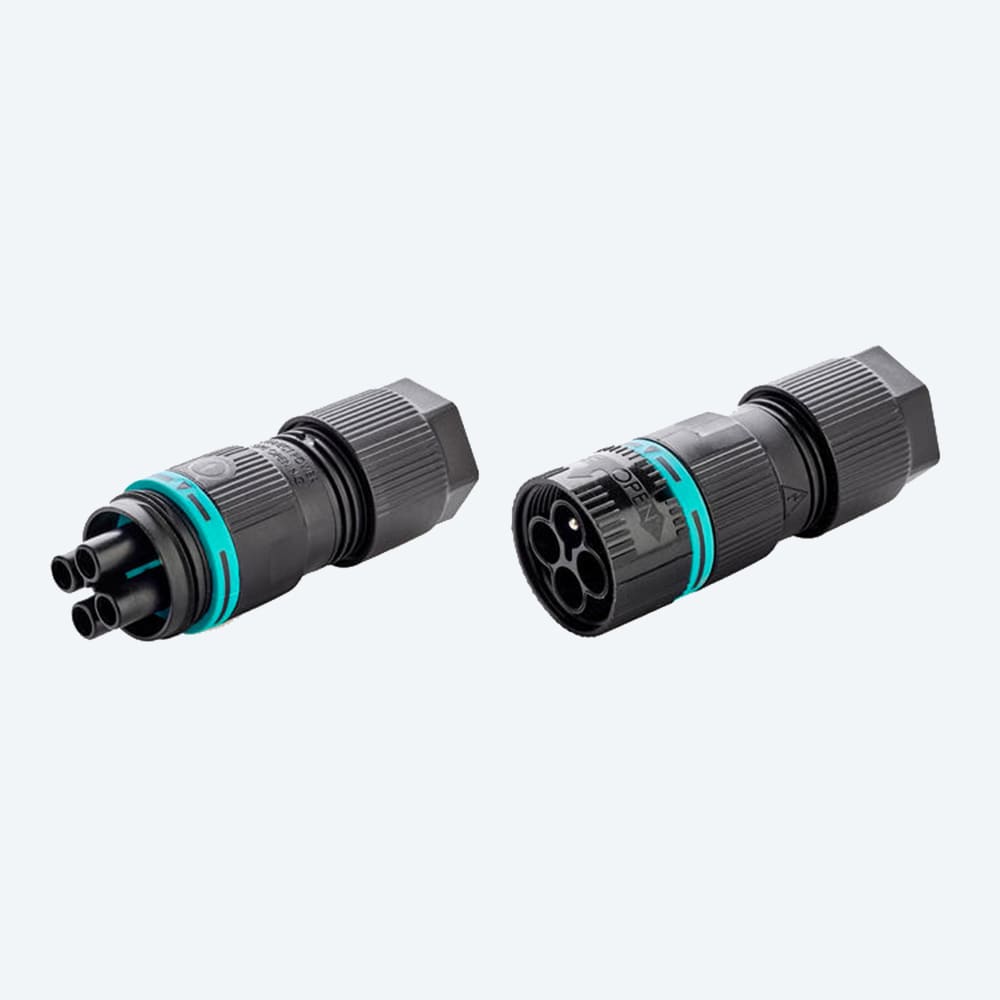 TECHNO SRL - TLHTHB.387.A3E.L.R KIT MINI-CONNECT PLUG-SOCKET 3P D6-13,5