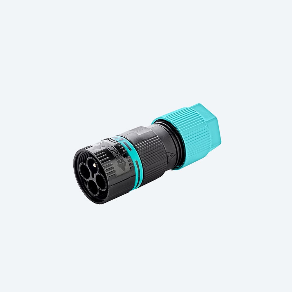 TECHNO SRL - TLHTHB.387.A4A.L.XD MINI-CONN PLUG XDRY 4P SCW D7-13,5 IP66/