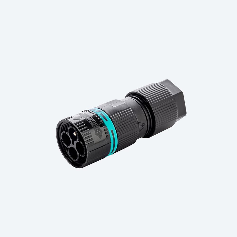 TECHNO SRL - TLHTHB.387.A3A.L MINI-CONNECTOR PLUG 3P SCREW D7-13,5 IP6