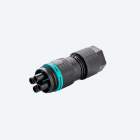 TECHNO SRL - TLHTHB.387.B3A.L MINI-CONNECTOR SOCKET 3P SCREW D7-13,5 I