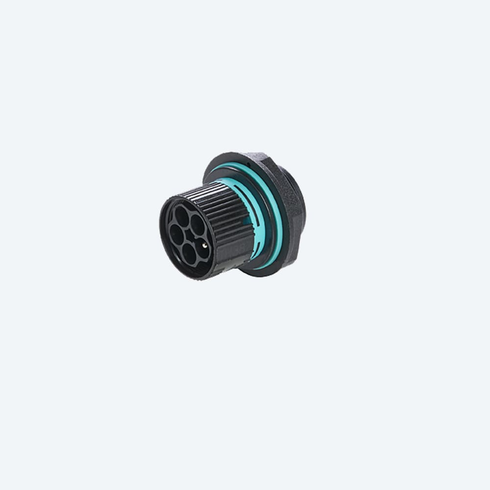 TECHNO SRL - TLHTHB.387.E5A MINI-CONNECTOR PLUG PANEL 5P SCREW IP68