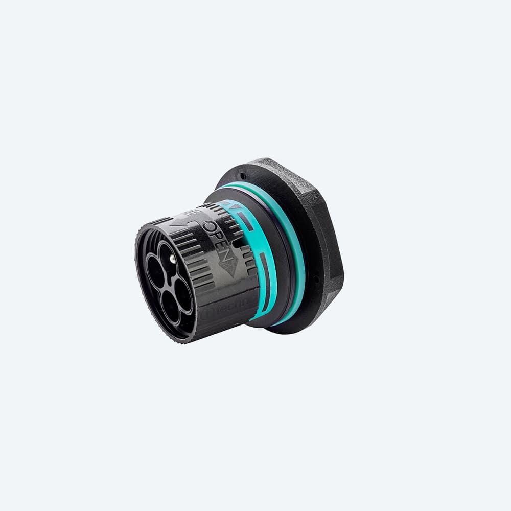 TECHNO SRL - TLHTHB.387.E2A MINI-CONNECT PLUG PANEL 2P SCREW IP68 NU