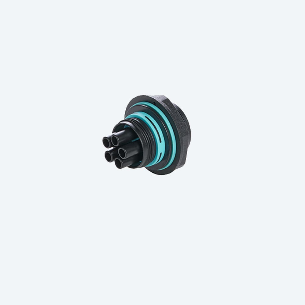 TECHNO SRL - TLHTHB.387.F5A MINI-CONNECT SOCKET PANEL 5P SCREW IP68