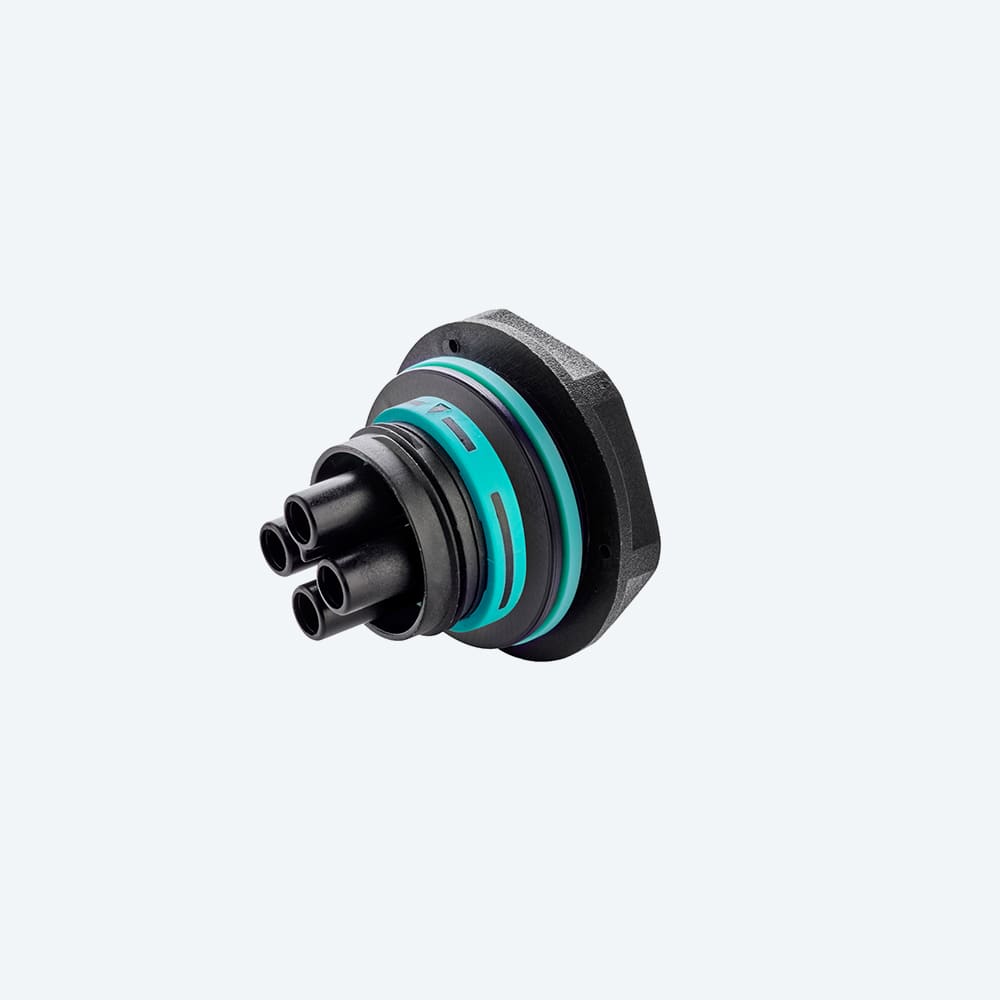 TECHNO SRL - TLHTHB.387.F4A MINI-CONNECT SOCKET PANEL 4P SCW IP68 NU