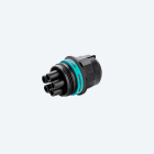 TECHNO SRL - TLHTHB.387.M5E MINI-CONN SOCKET PANEL 5P GRD SCW IP68