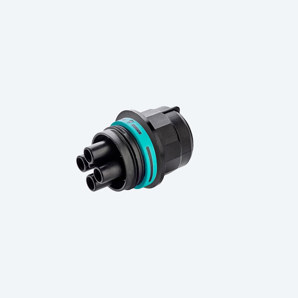TECHNO SRL - TLHTHB.387.M4A MINI-CONNECT SOCKET PANEL 4P SCW IP68 N