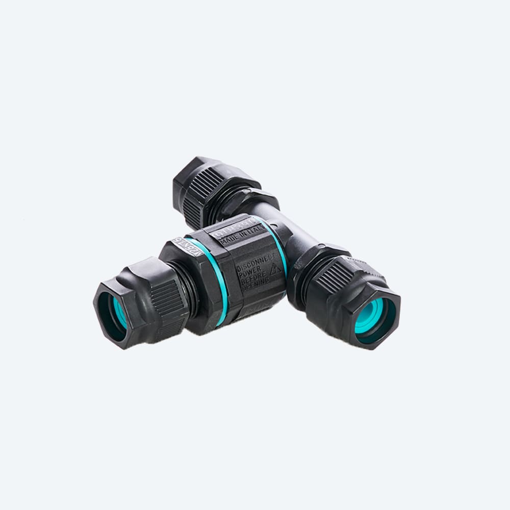 TECHNO SRL - TLHTHB.390.C3B JUNCTION CONNECTOR T 2P WP D7-13.5 IP6