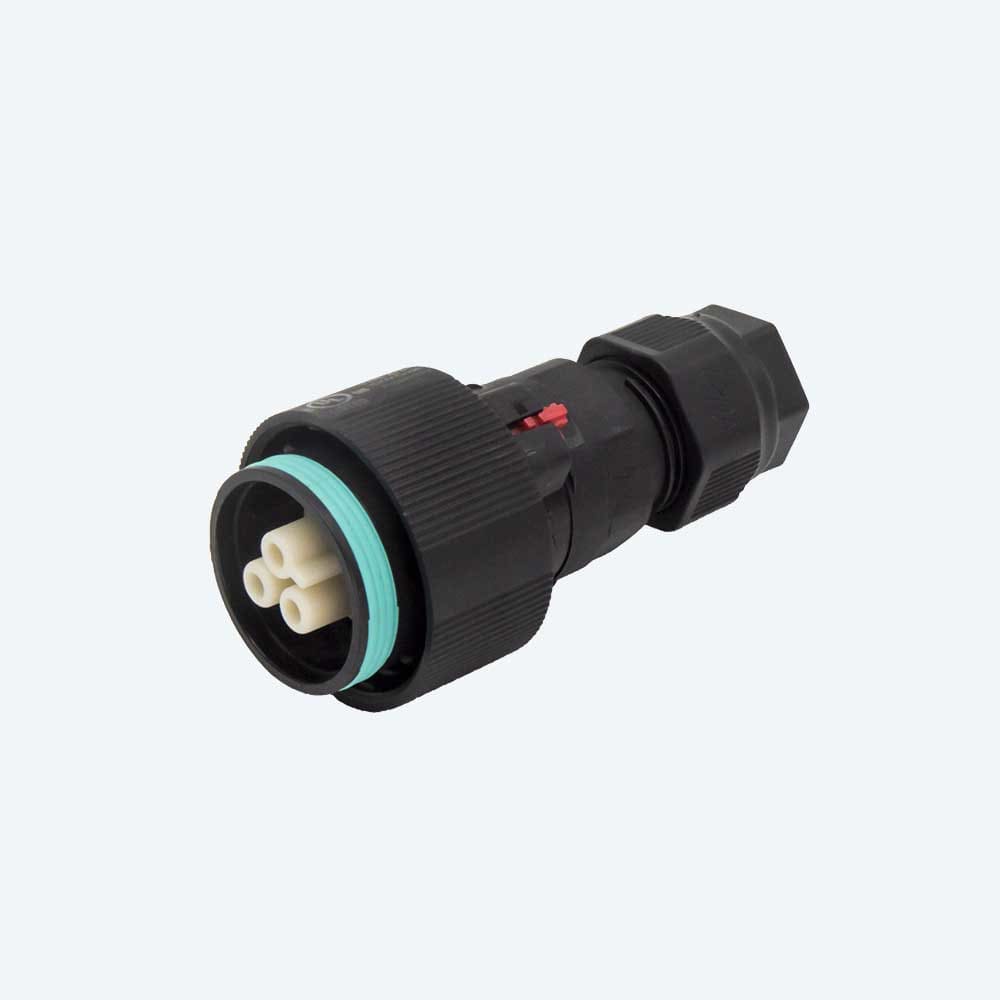 TECHNO SRL - TLHTHB.405.B2B CONNECTOR SOCKET 3P SCREW D7-14 IP68