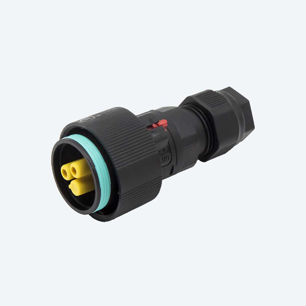 TECHNO SRL - TLHTHB.405.B2G CONNECTOR SOCKET 2P SCREW D7-14 IP68