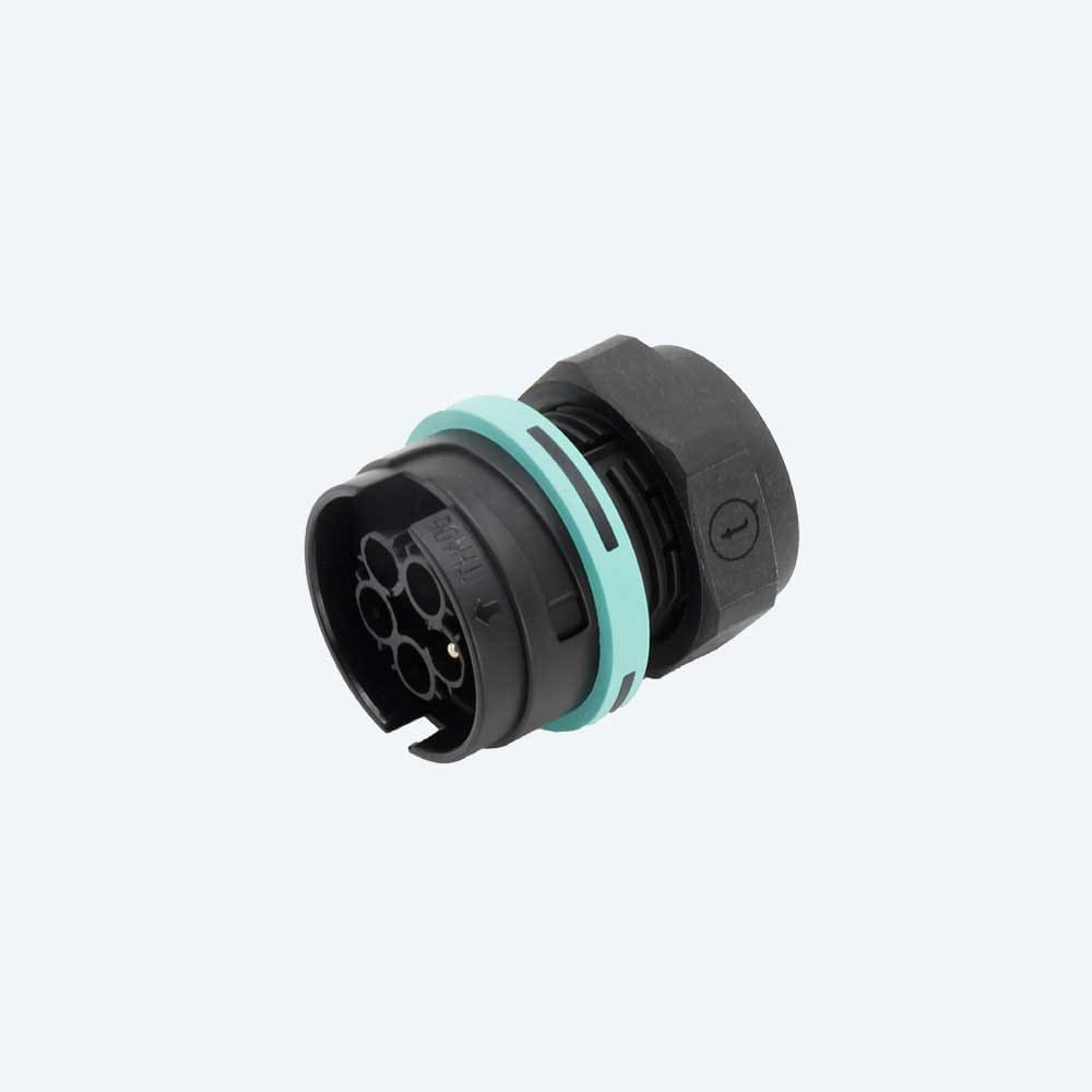 TECHNO SRL - TLHTHB.406.A1A CONNECT PANEL PLUG 5P SCREW IP68 NUT