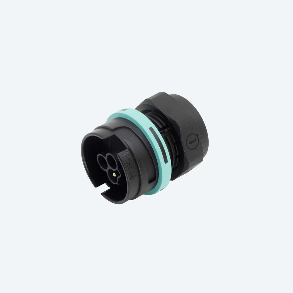 TECHNO SRL - TLHTHB.406.A1B CONNECT PANEL PLUG 3P SCREW IP68 NUT