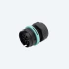 TECHNO SRL - TLHTHB.406.A1E CONNECT PANEL PLUG 6P SCREW IP68 NUT