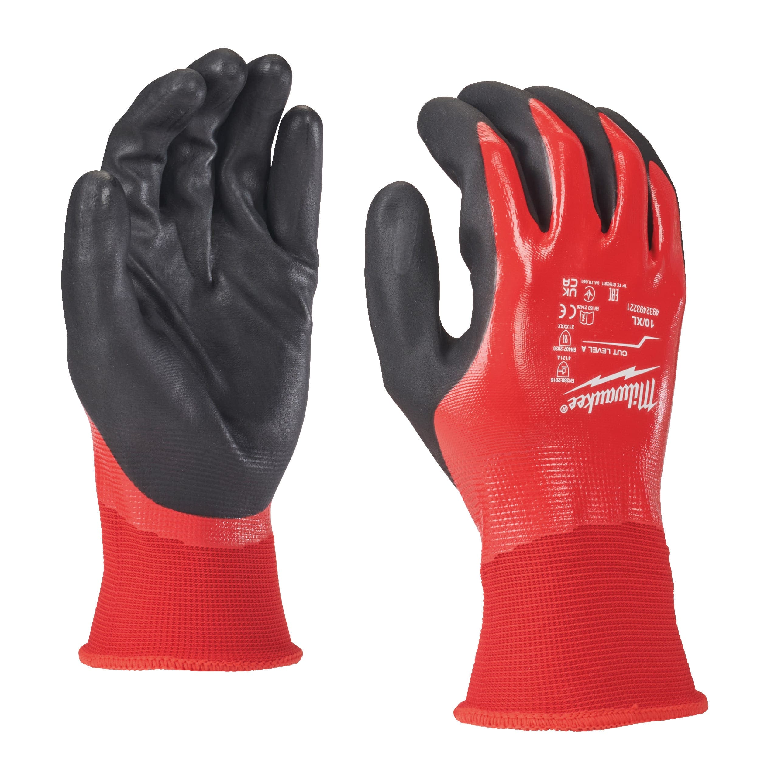 MILWAUKEE - AEG - COP4932493221 GUANTI FULLY NITRILE CAT.A-10XL-1PAIO