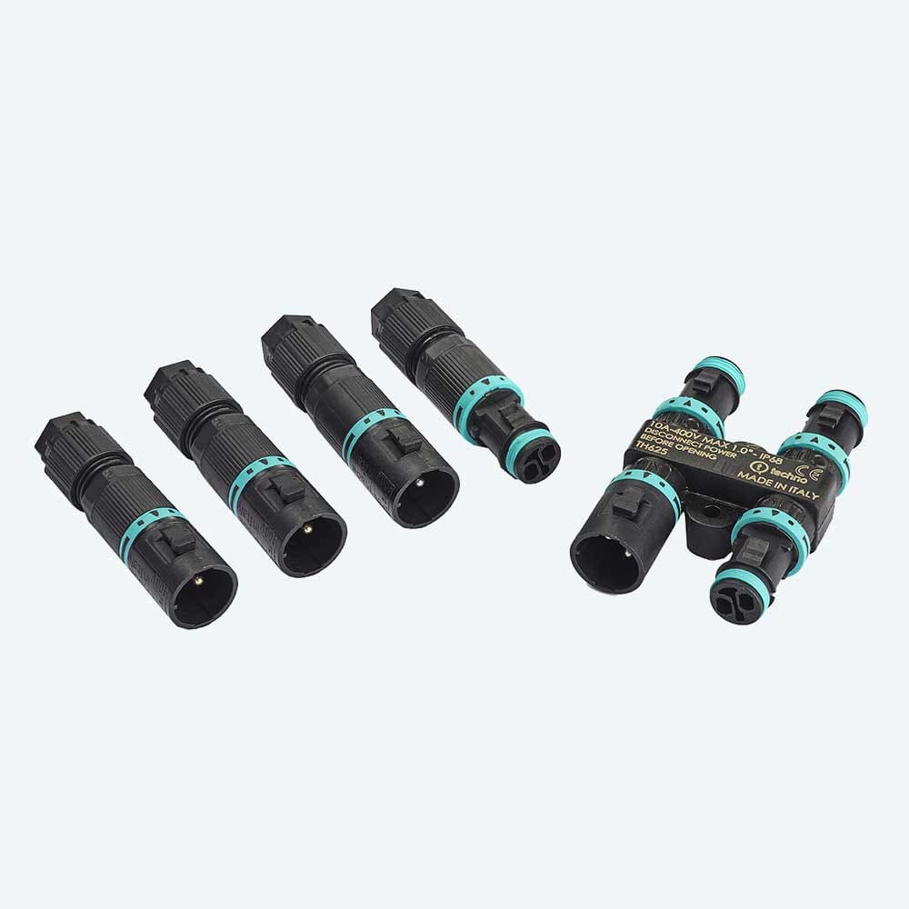 TECHNO SRL - TLHTHH.625.A2A.R KIT DISTRIBUTOR PARAL 4WAYS 2P SCREW IP6