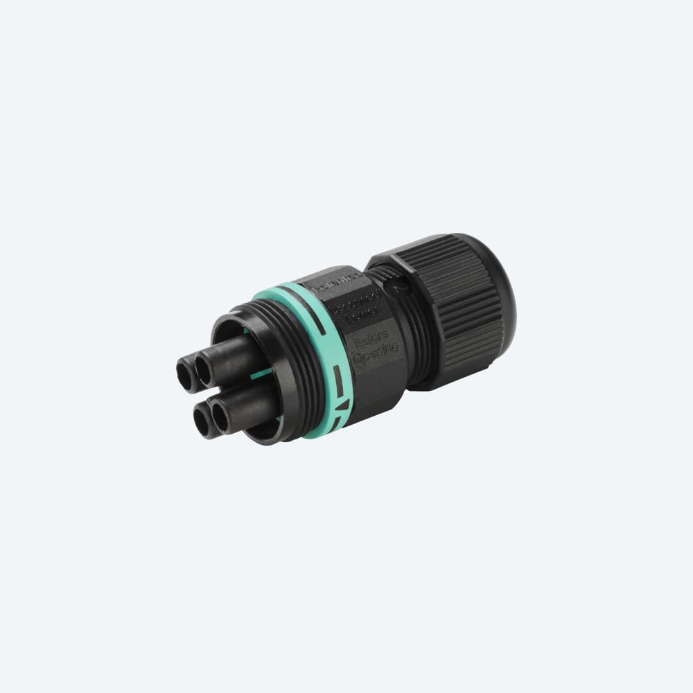 TECHNO SRL - TLHTHB.387.B4E MINI-CONNECT SOCKET 4P GRD SCREW D7-12 I