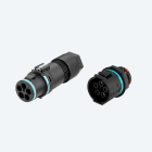 TECHNO SRL - TLHTHB.389.M5E.R KIT CONNEC SOCK 5P PANEL M20 SCW 1-2-L-N