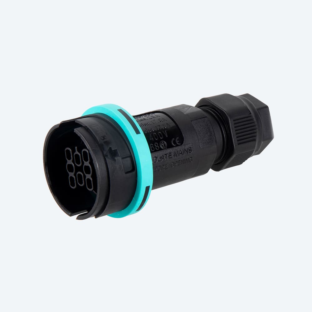 TECHNO SRL - TLHTHB.405.C8A SOCKET CONNECTOR 8P SCREW D7-13.5 IP66/I