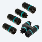 TECHNO SRL - TLHTHH.624.A4A.R KIT DISTRIB 4WAYS 17.5A 4P IP68 W/CONNEC